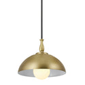 One Light Pendant from the Fira Collection in Natural Brass Finish by Kichler