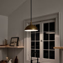 One Light Pendant from the Fira Collection in Natural Brass Finish by Kichler