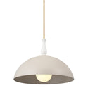 One Light Pendant from the Fira Collection in Greige Finish by Kichler