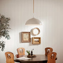 One Light Pendant from the Fira Collection in Greige Finish by Kichler