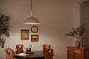 One Light Pendant from the Fira Collection in Greige Finish by Kichler