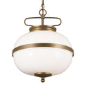 Two Light Pendant from the Opal Collection in Champagne Bronze Finish by Kichler