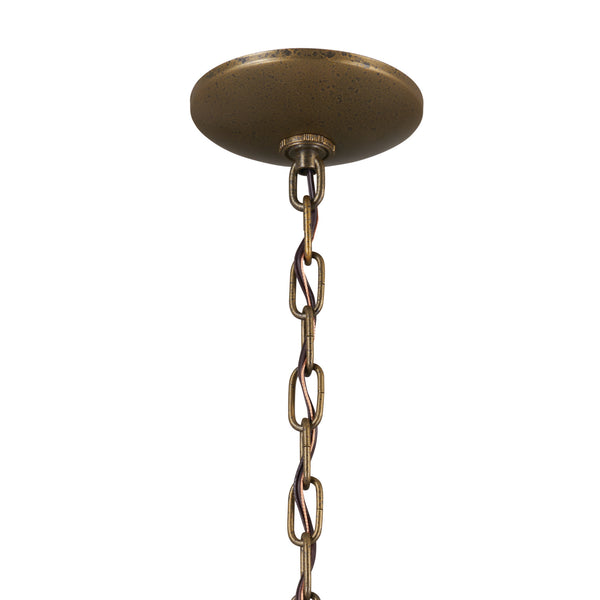 Two Light Pendant from the Opal Collection in Champagne Bronze Finish by Kichler