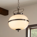 Two Light Pendant from the Opal Collection in Classic Pewter Finish by Kichler