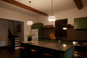 Two Light Pendant from the Opal Collection in Classic Pewter Finish by Kichler