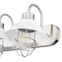 Three Light Bath Vanity from the Lana Collection in Pewter Finish by Golden