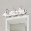 Three Light Bath Vanity from the Lana Collection in Pewter Finish by Golden