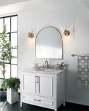 One Light Wall Sconce from the Everett Collection in Brushed Brass Finish by Kichler