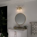 Two Light Bath from the Everett Collection in Brushed Brass Finish by Kichler