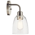 One Light Wall Sconce from the Meller Collection in Nickel Textured Finish by Kichler