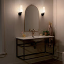 One Light Wall Sconce from the Truby Collection in Black Finish by Kichler