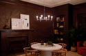 Six Light Chandelier from the Torvee Collection in Nickel Textured Finish by Kichler