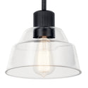 One Light Mini Pendant from the Eastmont Collection in Black Finish by Kichler