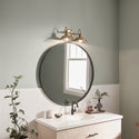 Two Light Bath from the Clyde Collection in Champagne Bronze Finish by Kichler