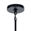 Six Light Chandelier from the Emmala Collection in Black Finish by Kichler