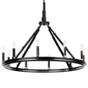 Ten Light Chandelier from the Emmala Collection in Black Finish by Kichler