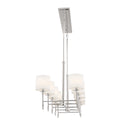 Ten Light Linear Chandelier from the Ali Collection in Polished Nickel Finish by Kichler
