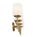 Four Light Bath from the Ali Collection in Brushed Natural Brass Finish by Kichler