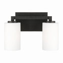 Two Light Vanity from the Ravenwood Collection in Black Iron Finish by Capital Lighting