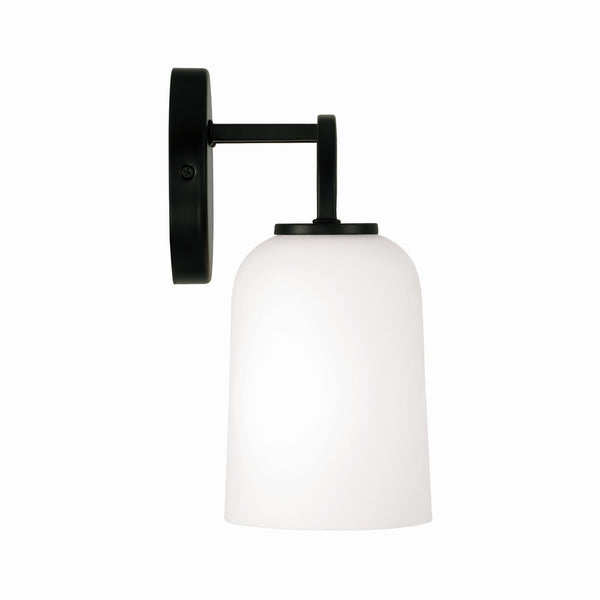 Three Light Vanity from the Lawson Collection in Matte Black Finish by Capital Lighting