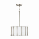 Three Light Semi-Flush Mount from the Bodie Collection in Brushed Nickel Finish by Capital Lighting