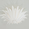 Three Light Semi-Flush Mount from the Eden Collection in Textured White Finish by Capital Lighting