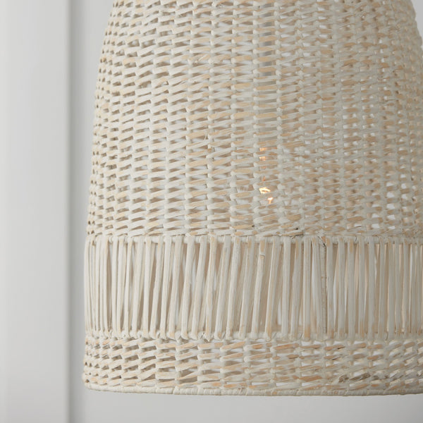 One Light Pendant from the Naomi Collection in Chalk White Finish by Capital Lighting