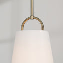 One Light Pendant from the Brody Collection in Aged Brass Finish by Capital Lighting