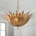 Four Light Pendant from the Eden Collection in Antique Gold Finish by Capital Lighting