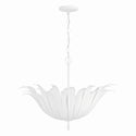 Four Light Pendant from the Eden Collection in Textured White Finish by Capital Lighting