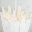 Four Light Pendant from the Eden Collection in Textured White Finish by Capital Lighting