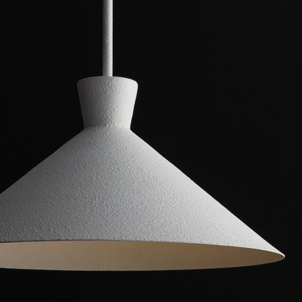 One Light Pendant from the Paloma Collection in Textured White Finish by Capital Lighting