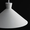 One Light Pendant from the Paloma Collection in Textured White Finish by Capital Lighting