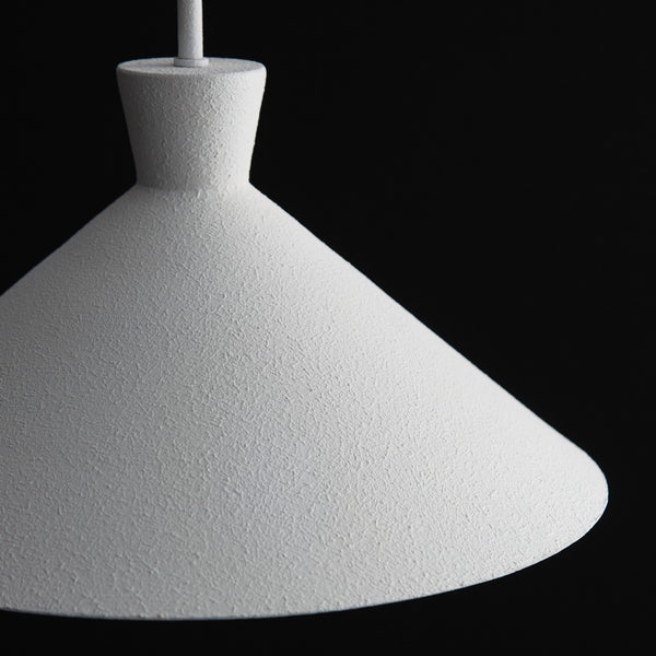 One Light Pendant from the Paloma Collection in Textured White Finish by Capital Lighting