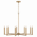 Nine Light Chandelier from the Portman Collection in Aged Brass Finish by Capital Lighting