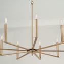 Nine Light Chandelier from the Portman Collection in Aged Brass Finish by Capital Lighting