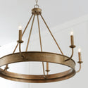 Six Light Chandelier from the Nole Collection in Mystic Luster Finish by Capital Lighting