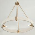 Four Light Chandelier from the Delaney Collection in Matte Brass Finish by Capital Lighting