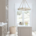 Four Light Chandelier from the Delaney Collection in Matte Brass Finish by Capital Lighting