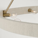 Eight Light Chandelier from the Delaney Collection in Matte Brass Finish by Capital Lighting