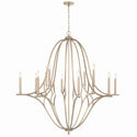 12 Light Chandelier from the Claire Collection in Brushed Champagne Finish by Capital Lighting