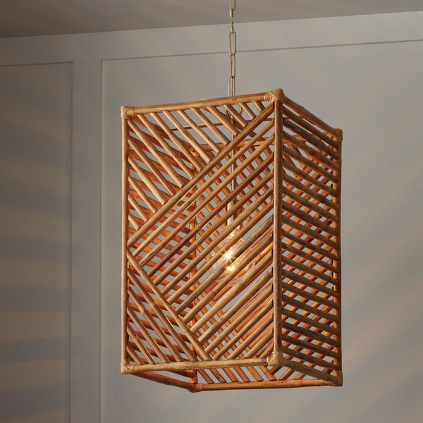 One Light Foyer Pendant from the Soleil Collection in Matte Brass Finish by Capital Lighting