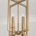 Four Light Foyer Pendant from the Blake Collection in Aged Brass Finish by Capital Lighting