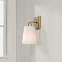 One Light Wall Sconce from the Brody Collection in Aged Brass Finish by Capital Lighting
