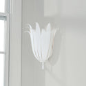 One Light Wall Sconce from the Eden Collection in Textured White Finish by Capital Lighting
