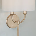 Two Light Wall Sconce from the Claire Collection in Brushed Champagne Finish by Capital Lighting