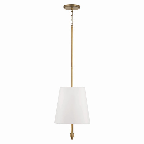 Two Light Island Pendant from the Brody Collection in Aged Brass Finish by Capital Lighting