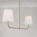 Two Light Island Pendant from the Brody Collection in Aged Brass Finish by Capital Lighting