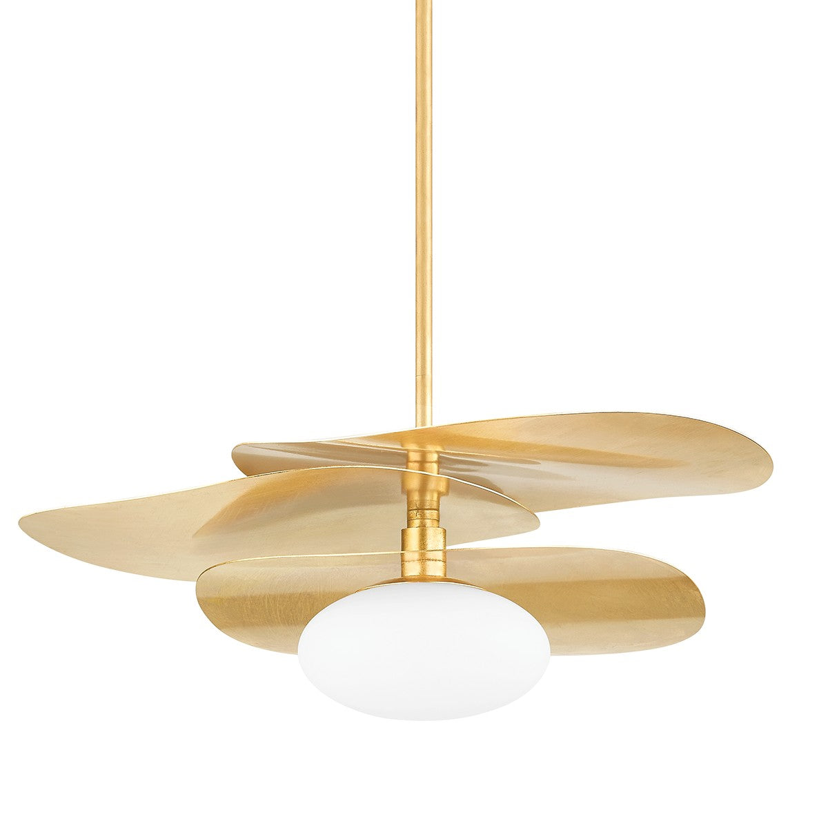 Mitzi - H801701-VGL - One Light Pendant - Allida - Vintage Gold Leaf from Lighting & Bulbs Unlimited in Charlotte, NC