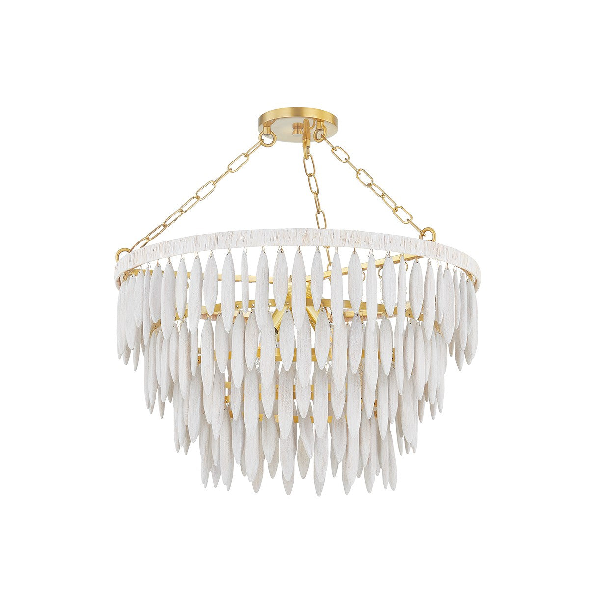 Mitzi - H805804-AGB - Four Light Chandelier - Tiffany - Aged Brass from Lighting & Bulbs Unlimited in Charlotte, NC